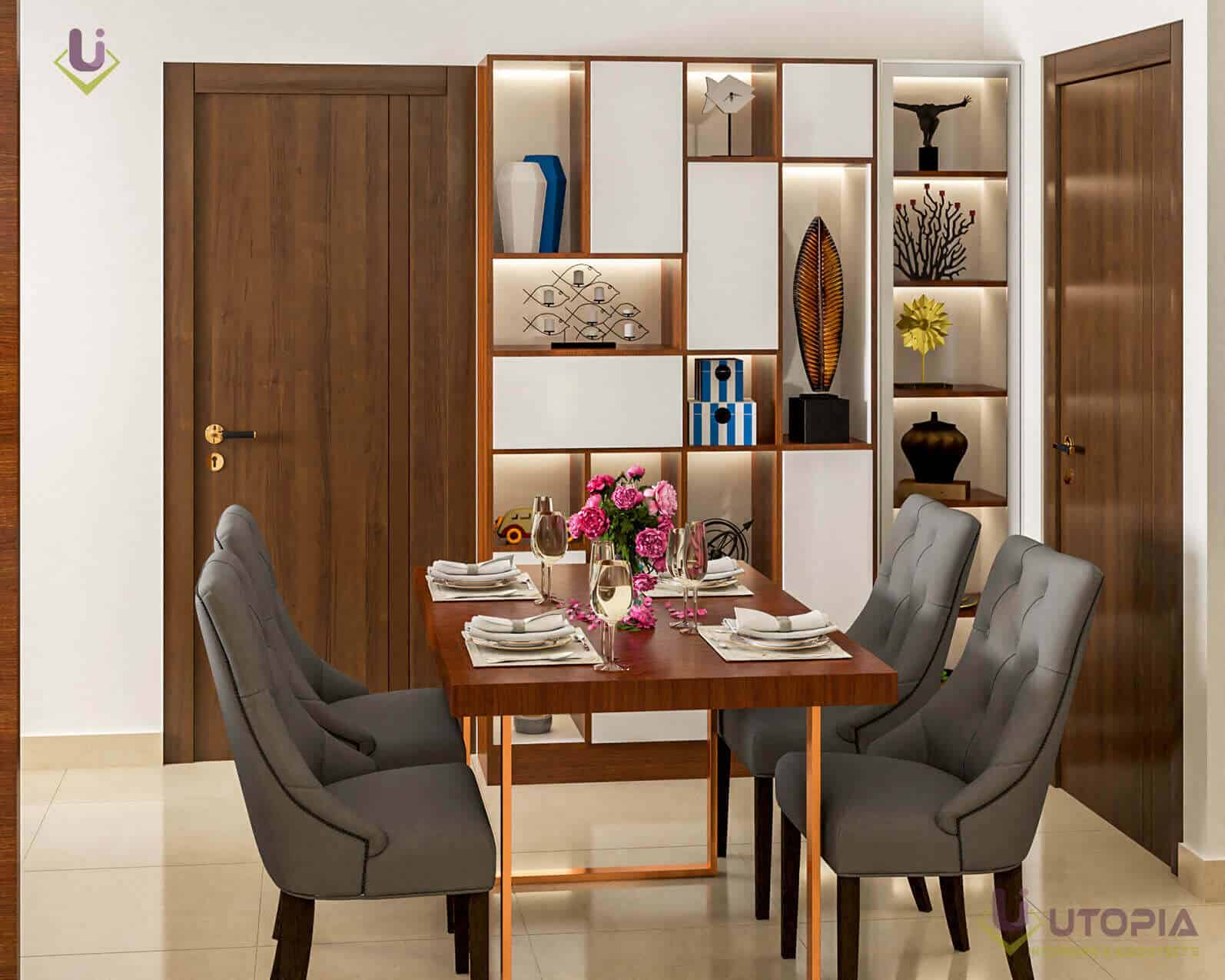 Apartments interior designers in bangalore-dining
